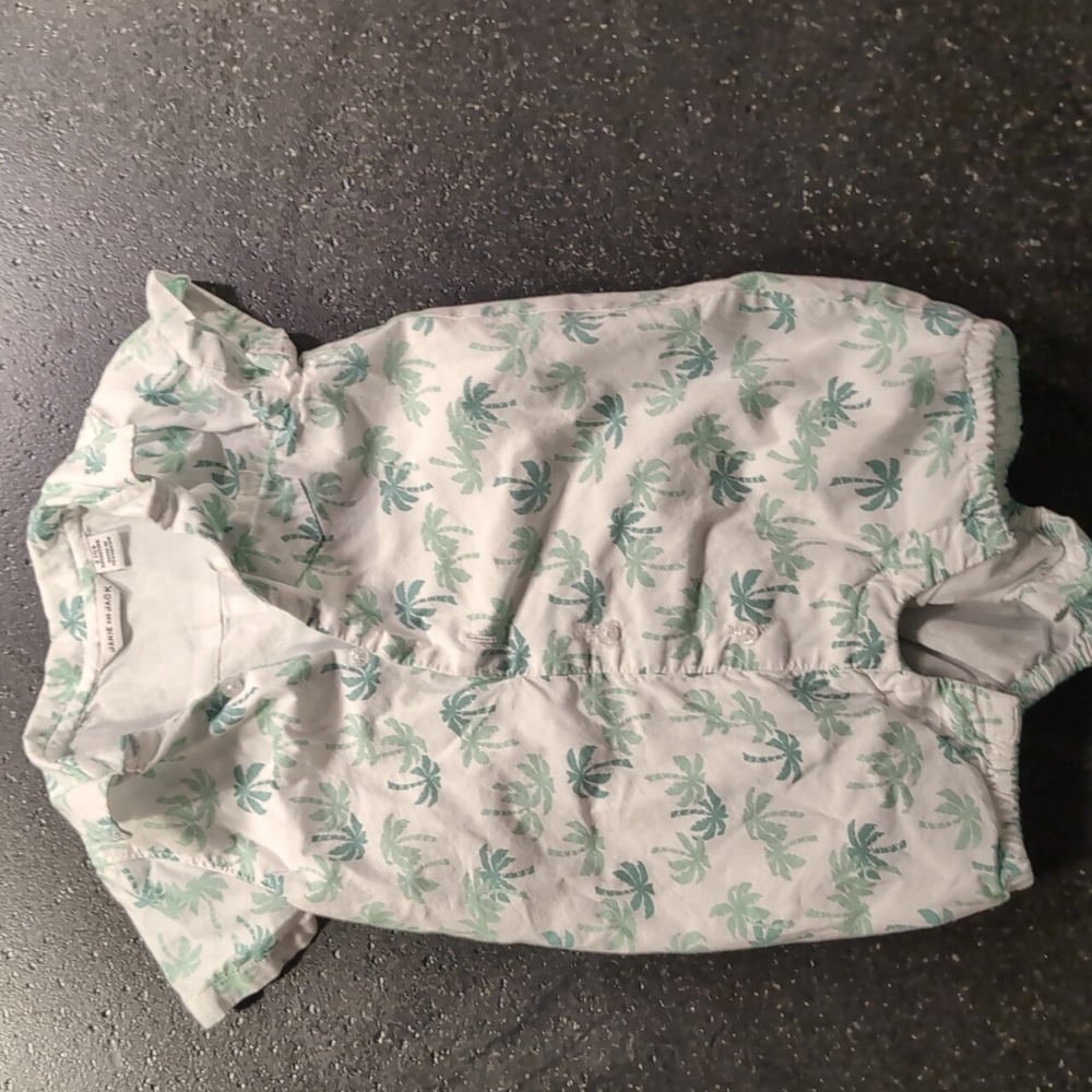 Janie and Jack tropical shorties colored 1 piece, 3-6 months